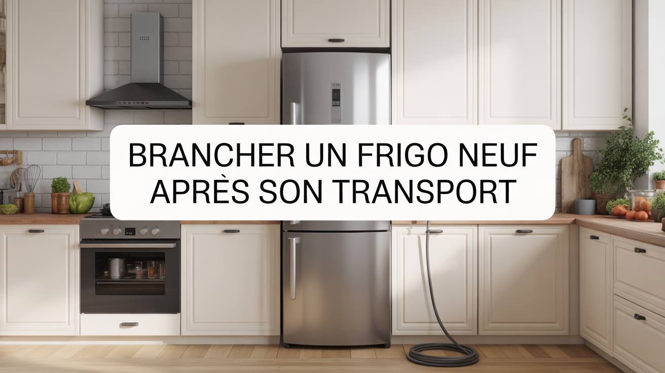 Brancher un frigo neuf après transport : ce qu’il faut impérativement savoir
