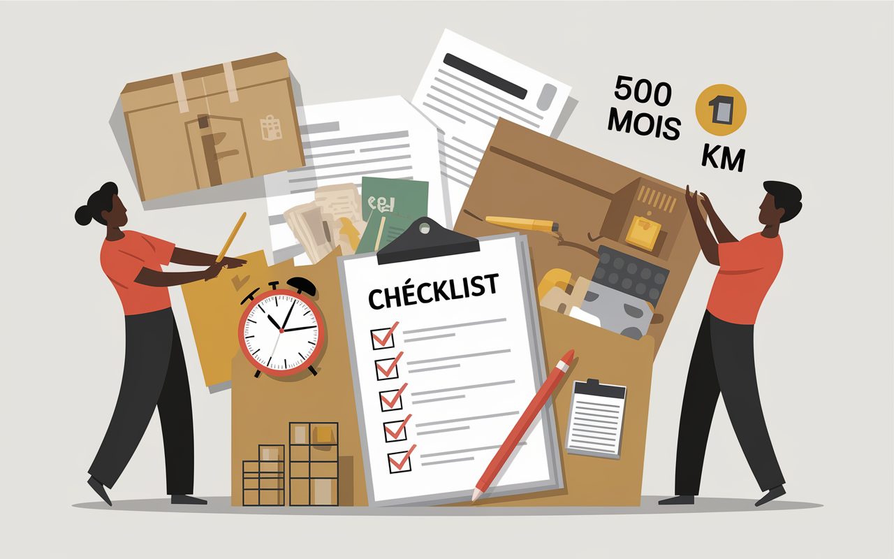 Checklist administrative cartons demenagement inter departemental