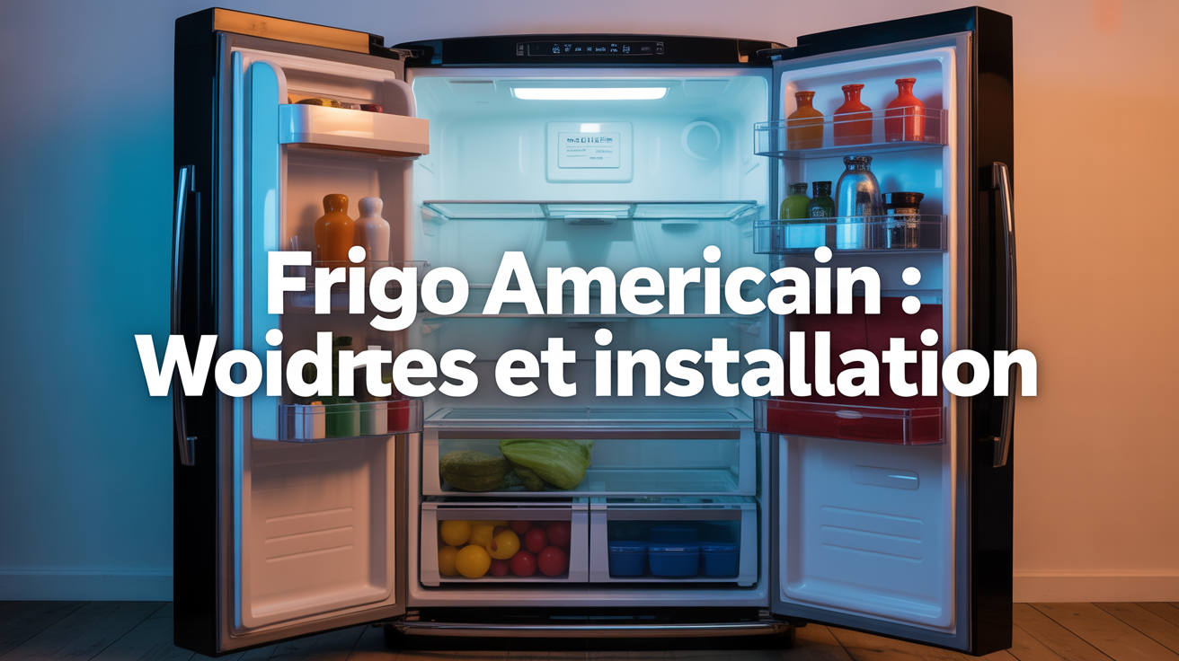 Poids d’un frigo américain : chiffres clés pour anticiper l’installation