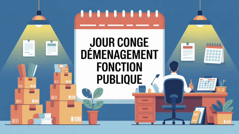 Jour pour déménagement fonction publique : ce que vous devez vraiment savoir