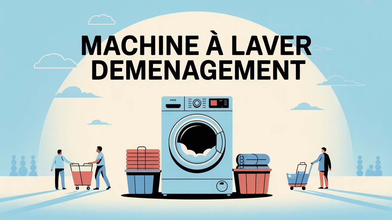 Peut-on coucher une machine à laver pour la transporter ou installer