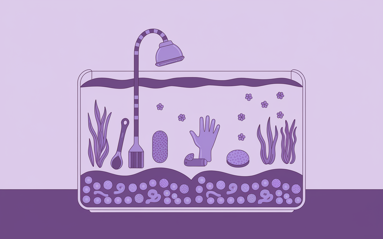 Étapes guides transformation aquarium jardin japonais outils substrat galets