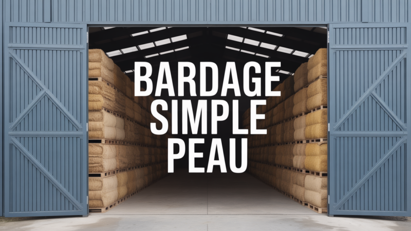 Bardage simple peau une solution économique pour bâtiments non chauffés