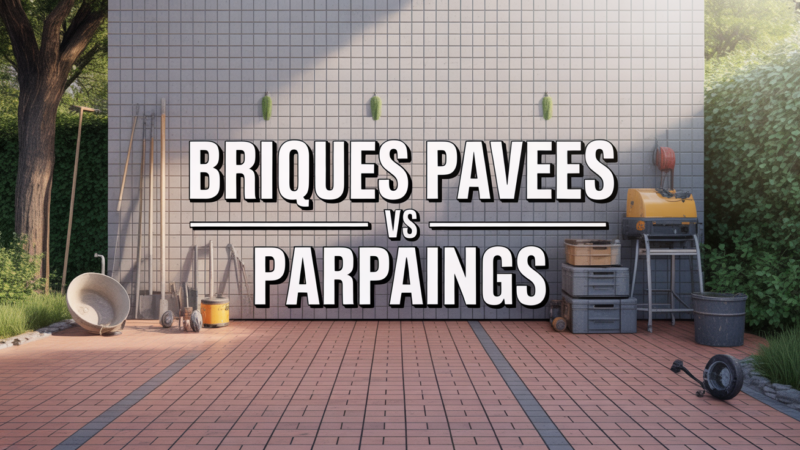 Briques pavés et parpaings : comment choisir selon votre projet