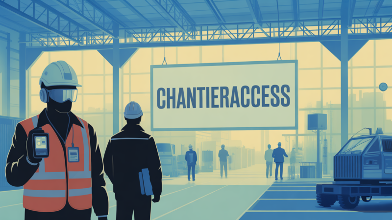 ChantierAccess : la plateforme intuitive pour sécuriser et piloter vos accès chantiers BTP