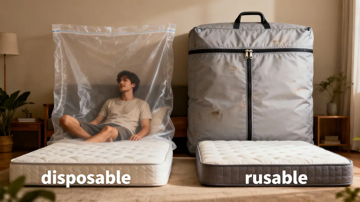 comparatif housse matelas jetable reutilisable demenagement