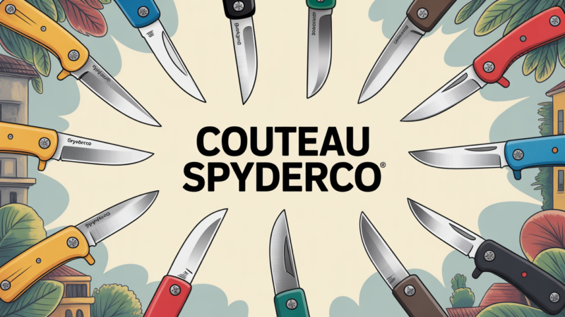 Spyderco : choisir le bon couteau pliant pour chaque usage