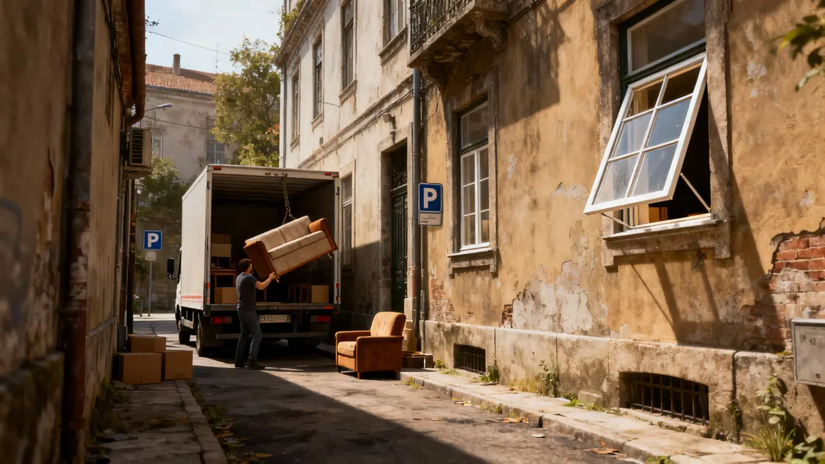 monte meubles demenageur calvados dans ruelle