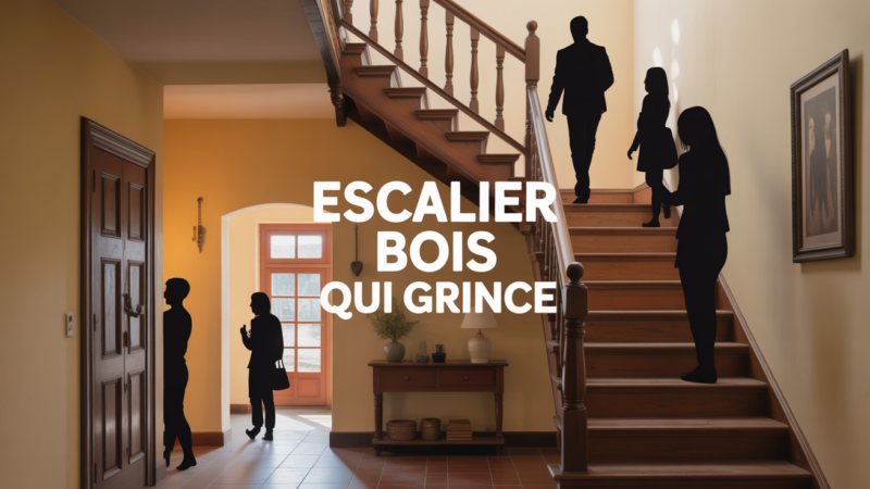 Escalier qui grince et WD-40 : le guide pour retrouver le silence chez soi