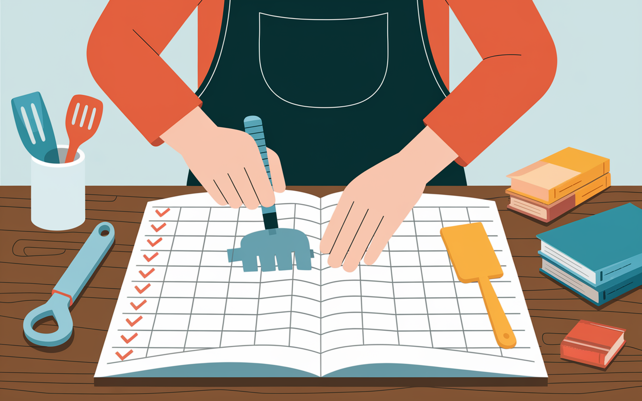 pose feuille stratifiee a coller marouflage outils plan de travail