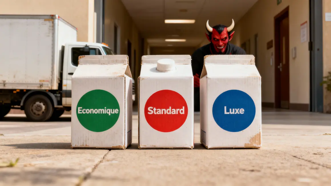 Cartons formules déménagement économique standard luxe