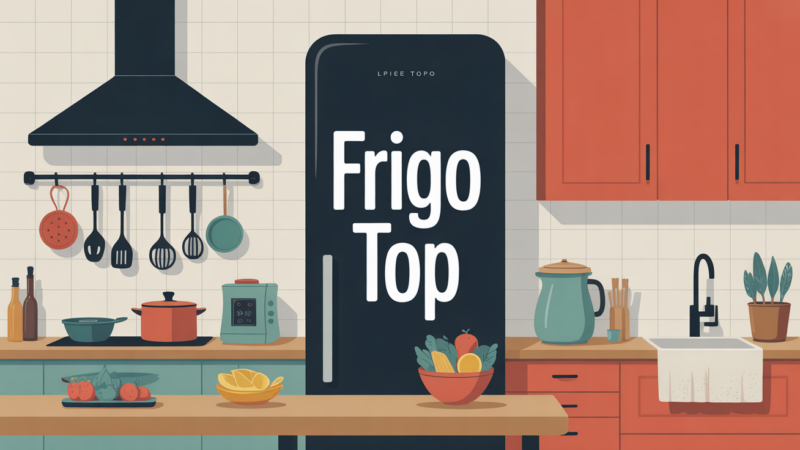 Frigo top dimensions : bien choisir la taille pour optimiser l’espace