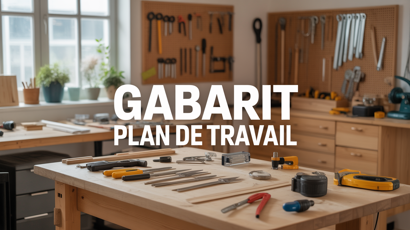 Gabarit plan de travail : le guide pratique pour un assemblage précis et facile