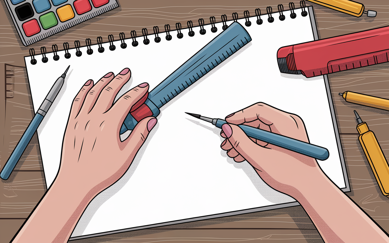 Gabarit plan de travail fixé, fraiseuse et préparation