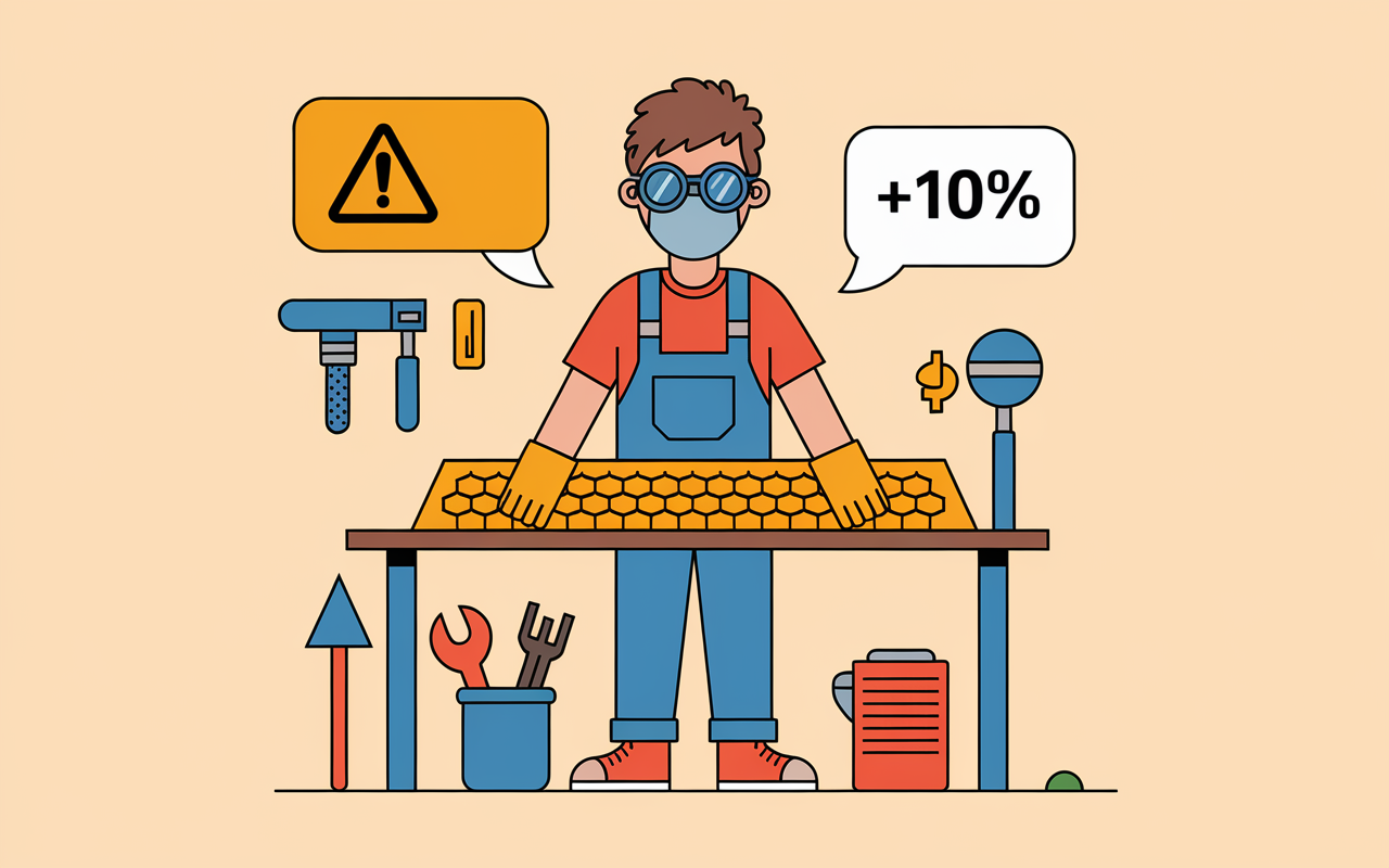Conseils sécurité installation laine de verre 100 m2 chantier
