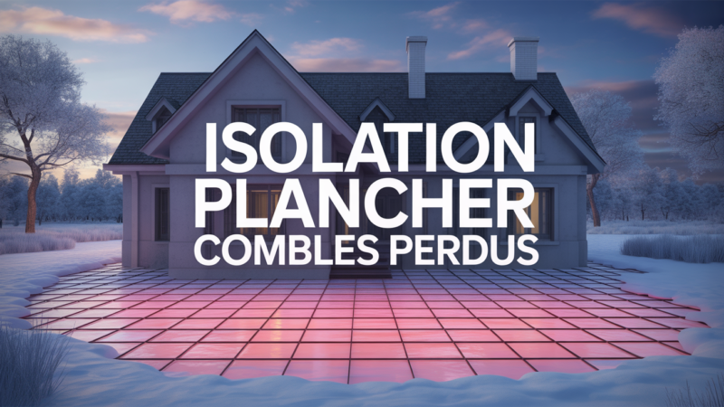 Isolation des combles plancher : la solution clé pour réduire durablement vos factures énergétiques