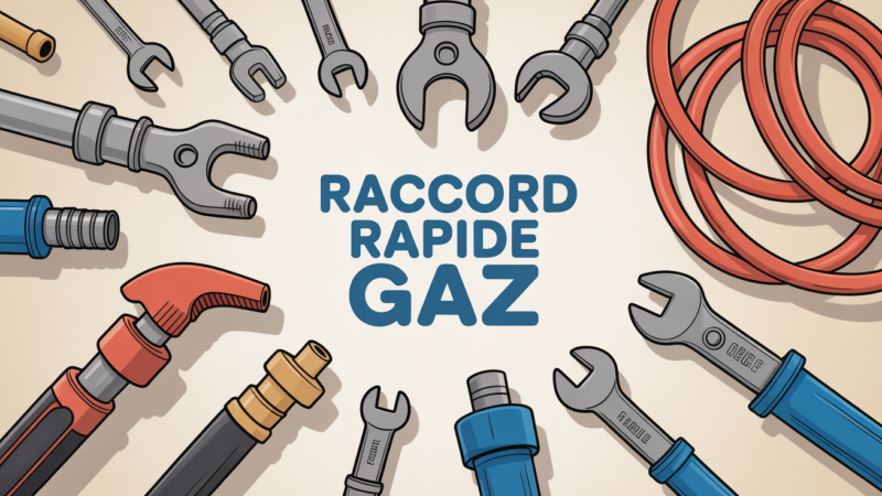 Raccord rapide gaz : sécuriser et simplifier vos installations