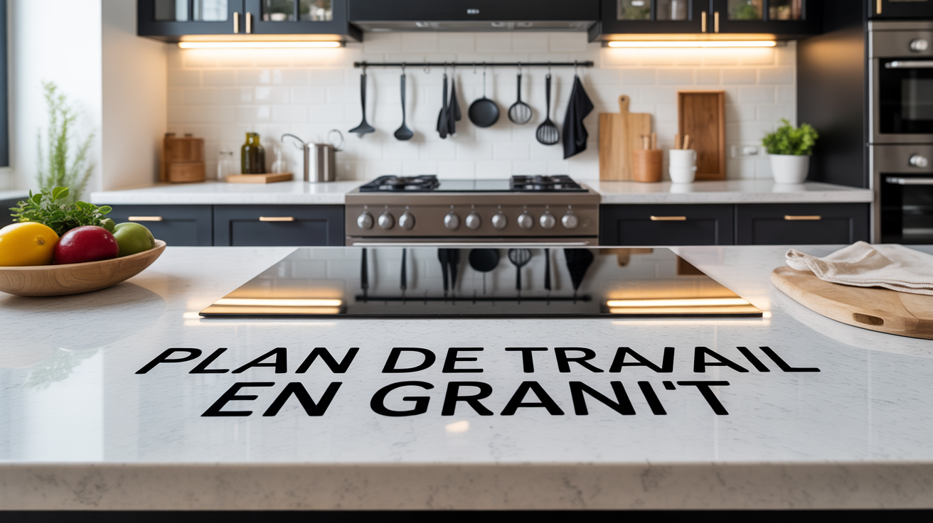 Entretien plan de travail en granit : méthodes simples pour un éclat durable