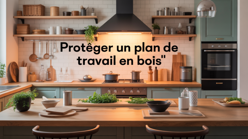 Protection plan de travail bois : méthodes, comparatifs et conseils pour une cuisine durable