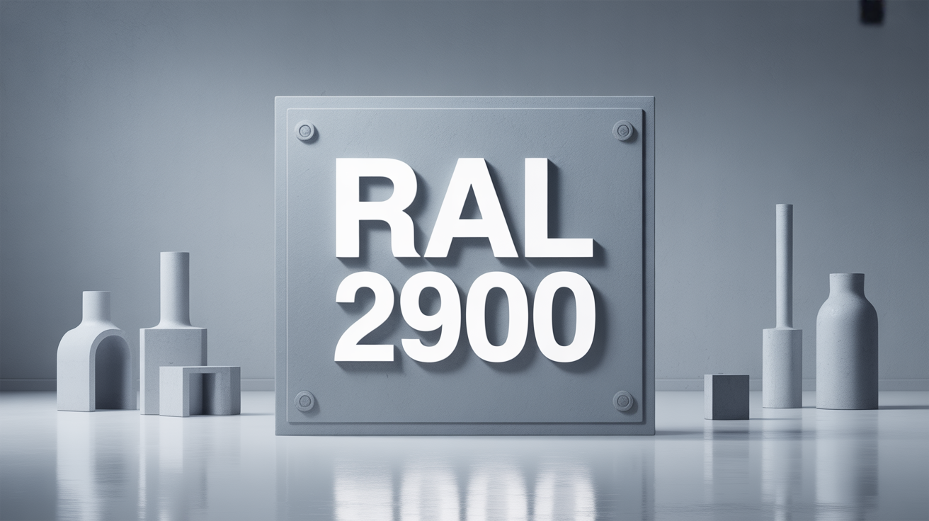 RAL 2900 gris pur clair tout savoir sur la couleur phare du nuancier
