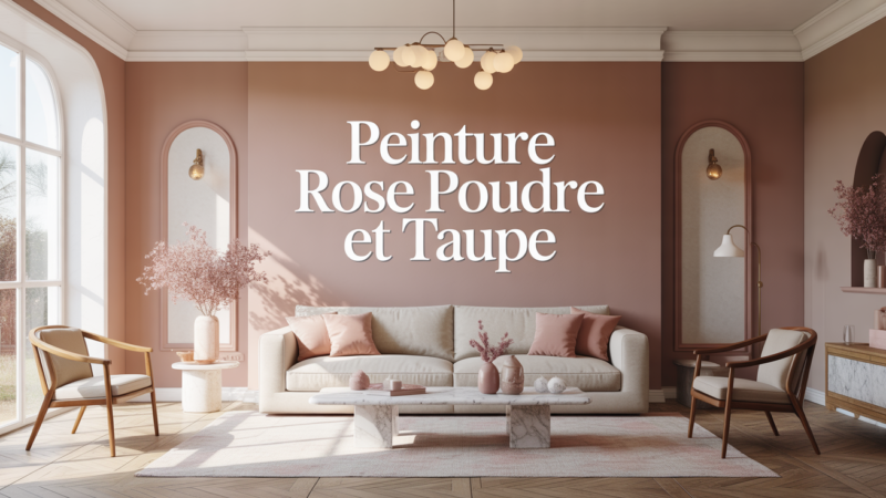 Peinture rose poudré et taupe : la tendance déco cocooning de 2026 revisitée