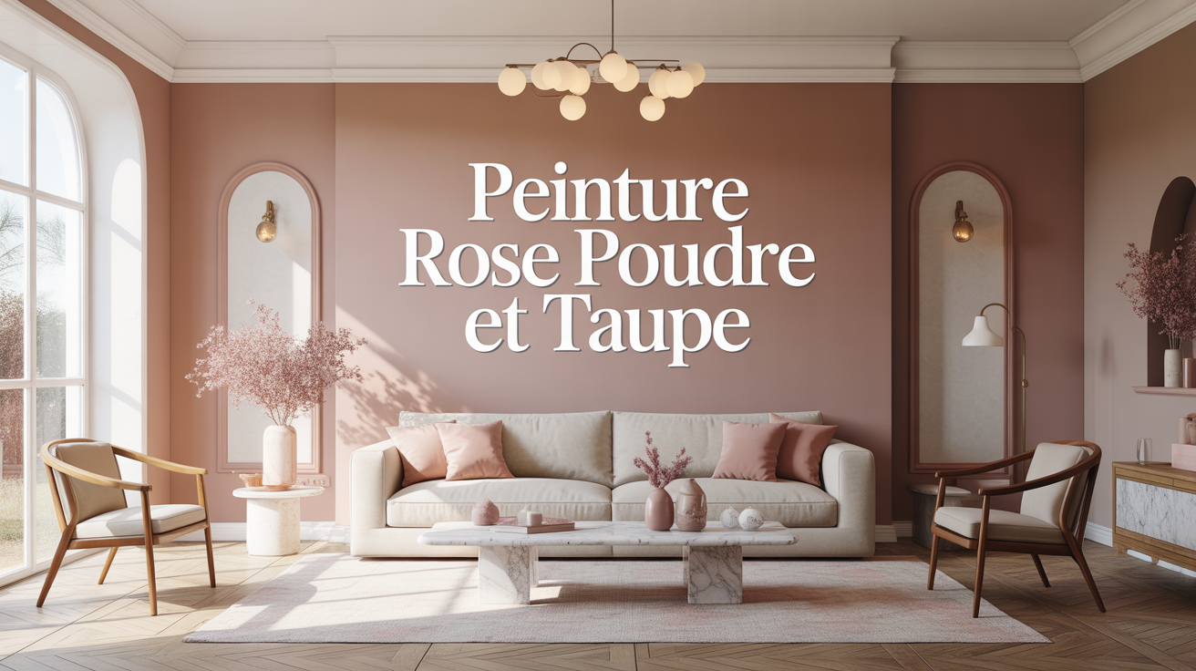 Peinture rose poudré et taupe : la tendance déco cocooning de 2026 revisitée
