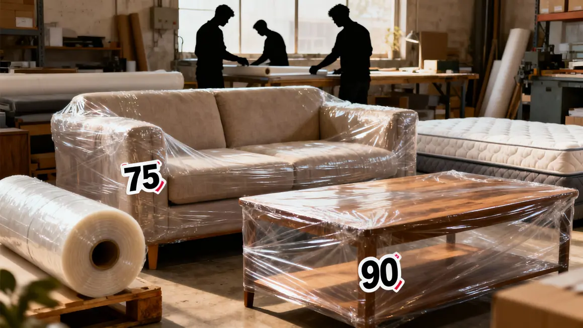 meubles proteges film plastique demenagement