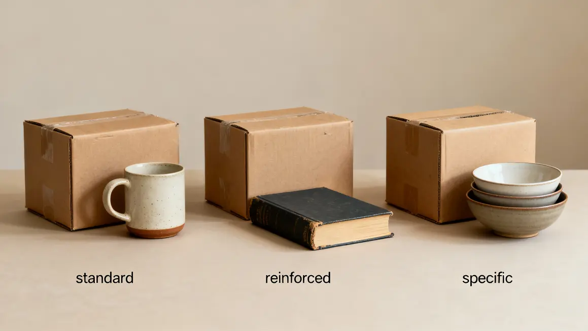 Tableau visuel cartons demenagement par type