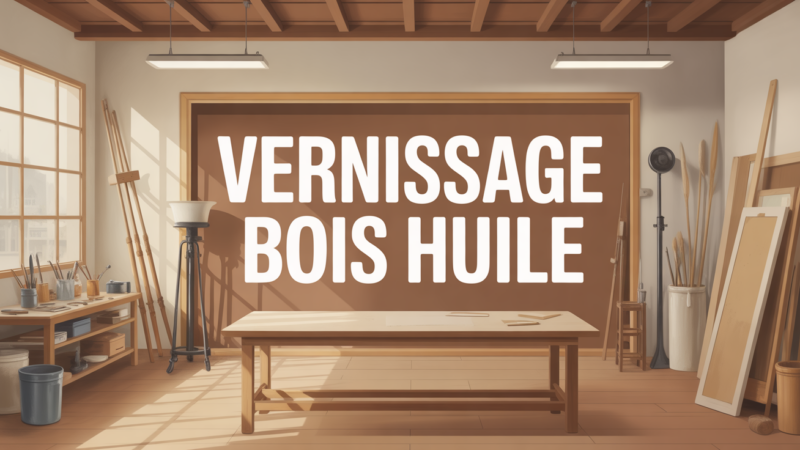 Peut-on vernir un bois déjà huilé sans risque d’accroche