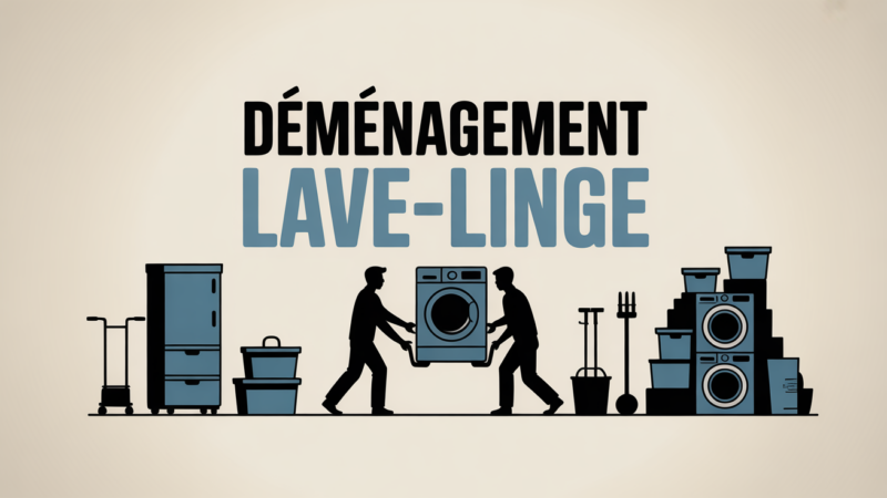 Bloquer tambour machine à laver : guide complet pour sécuriser son déménagement