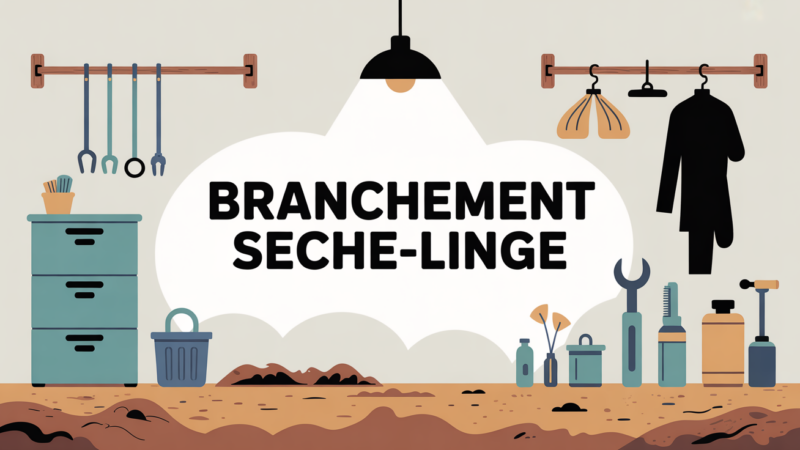 Branchement d&rsquo;un sèche-linge en toute sécurité : guide complet pratique