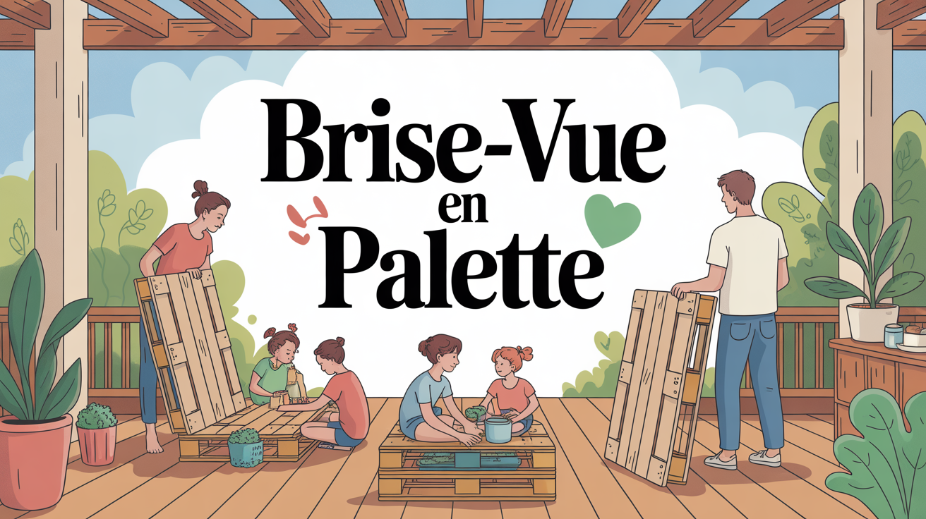 Brise-vue palette : solution économique et écologique pour votre extérieur