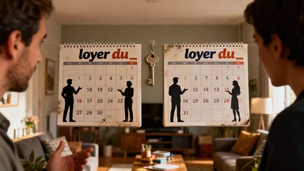 Deux calendriers cle double loyer