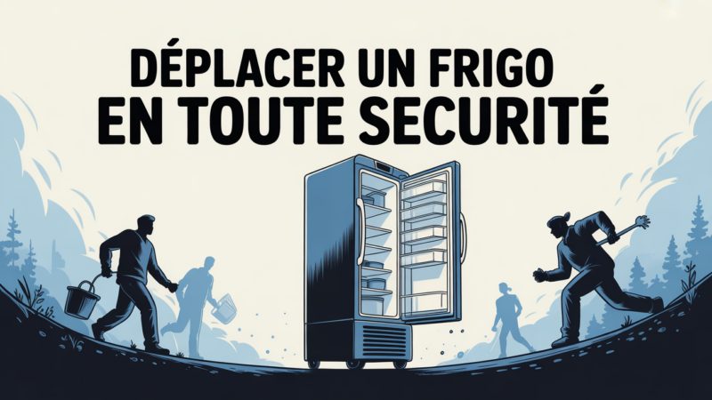 Déplacer un frigo de quelques mètres : guide sûr et pratique