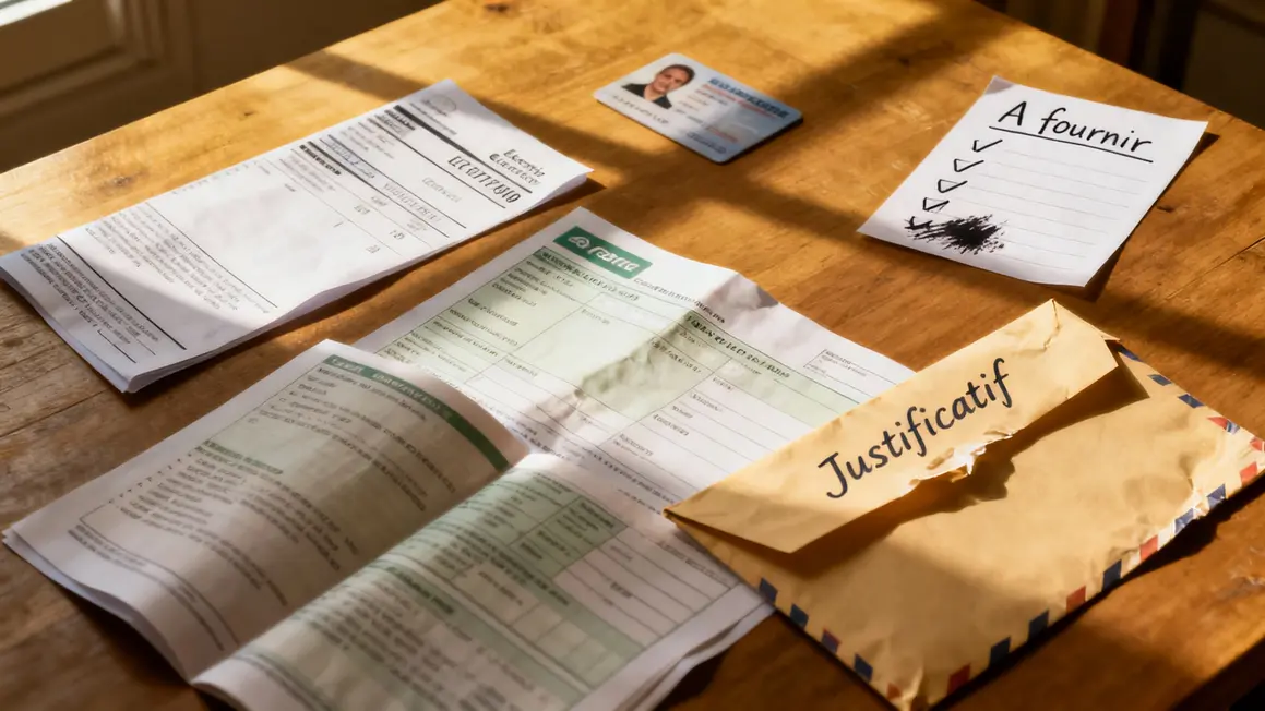 Facture, carte d'identité, carte grise pour changement adresse