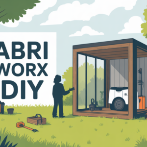 Fabriquer un abri robot tondeuse Worx : guide pratique, économique et sur-mesure