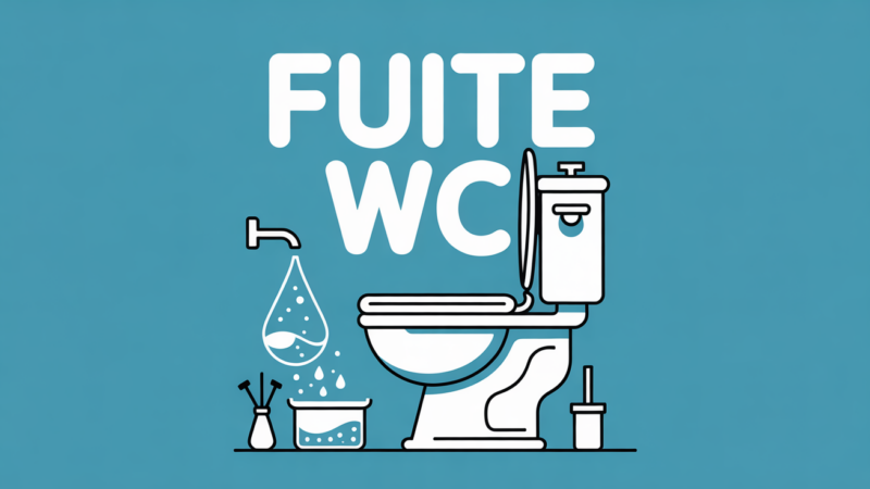 Fuite WC entre réservoir et cuvette : guide pratique pour agir vite et bien