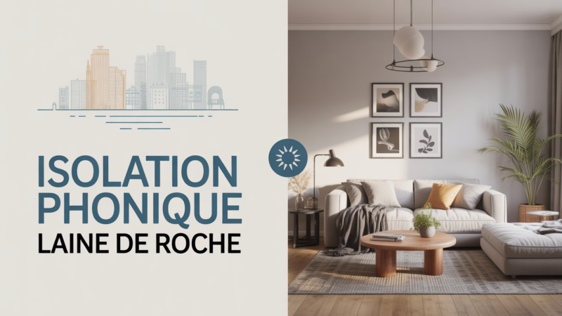 Isolation phonique laine de roche : performances, conseils et comparatifs
