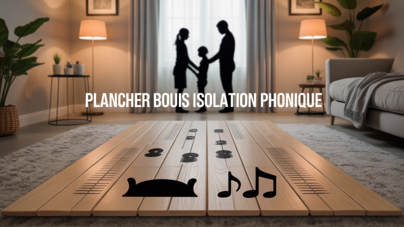 Isolation phonique plancher bois : solutions efficaces pour atténuer les bruits