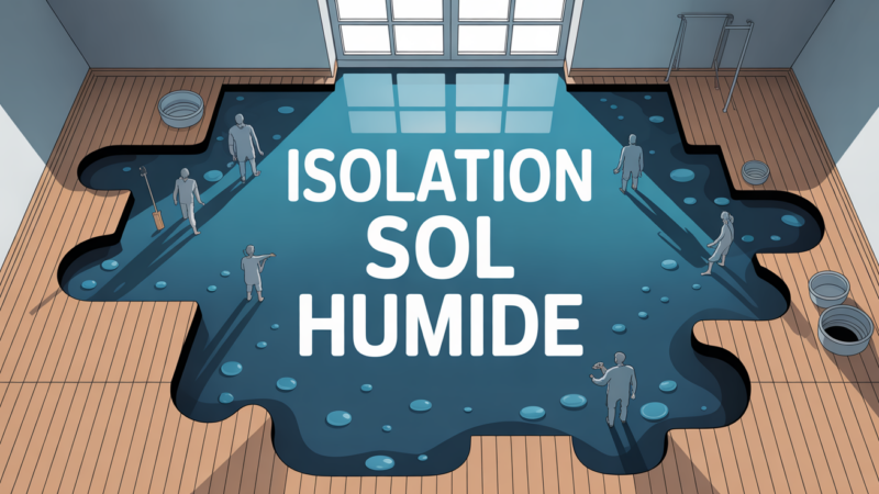 Isoler un sol humide : solutions techniques, budget et conseils experts