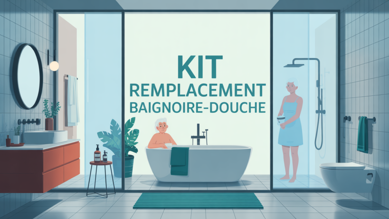 Kit remplacement baignoire par douche : la solution rapide, sûre et personnalisée