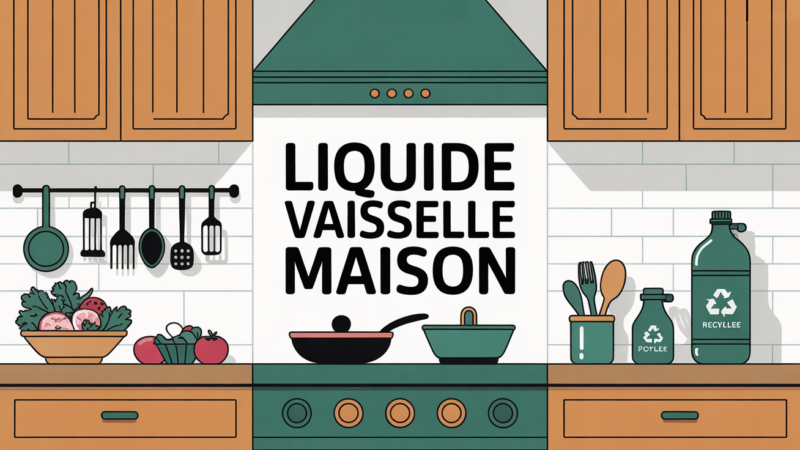 Liquide vaisselle maison : recettes testées, astuces et solutions naturelles