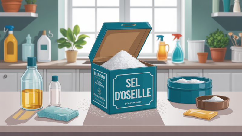 Où trouver du sel d’oseille facilement pour vos besoins domestiques