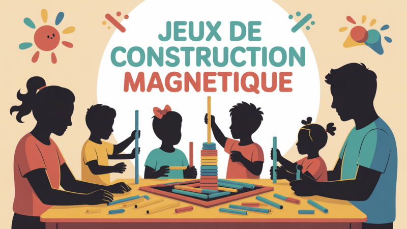 Construction magnétique : la nouvelle expérience créative pour toute la famille