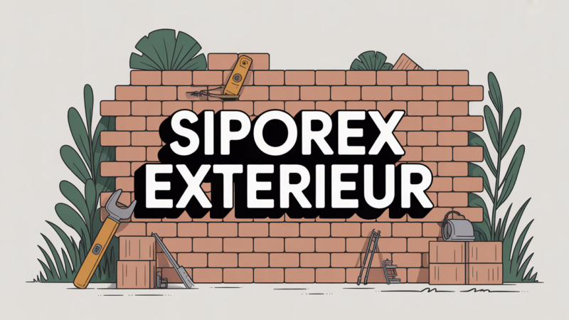 Siporex extérieur : maîtriser l’isolation et la durabilité en rénovation ou construction