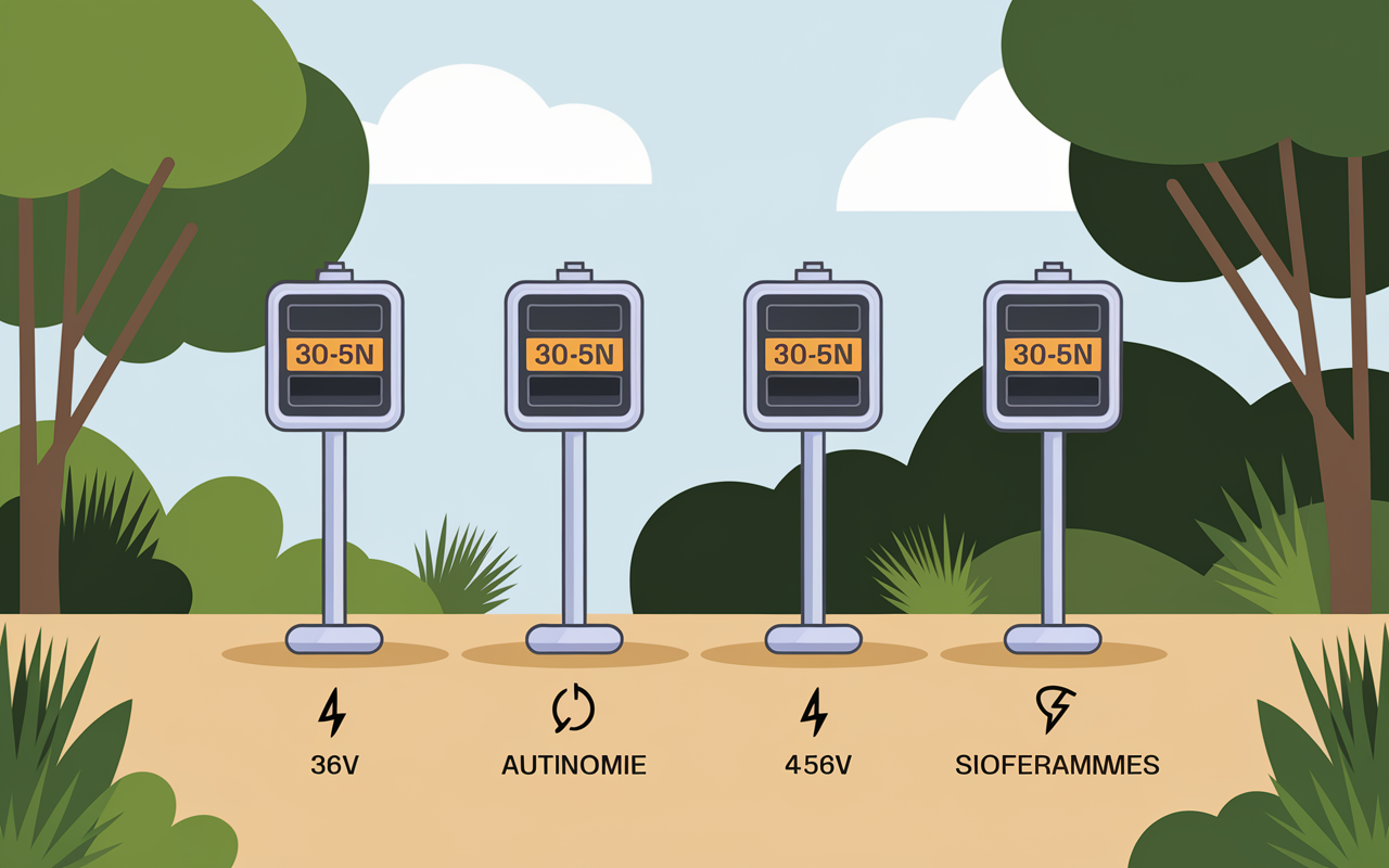 tronconneuse a batteries tableau comparatif jardin