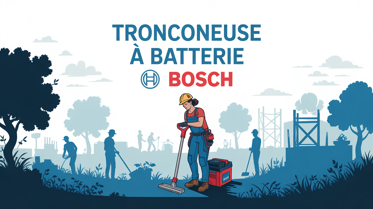 Tronçonneuse à batterie Bosch : puissance sans fil et polyvalence au service du jardin