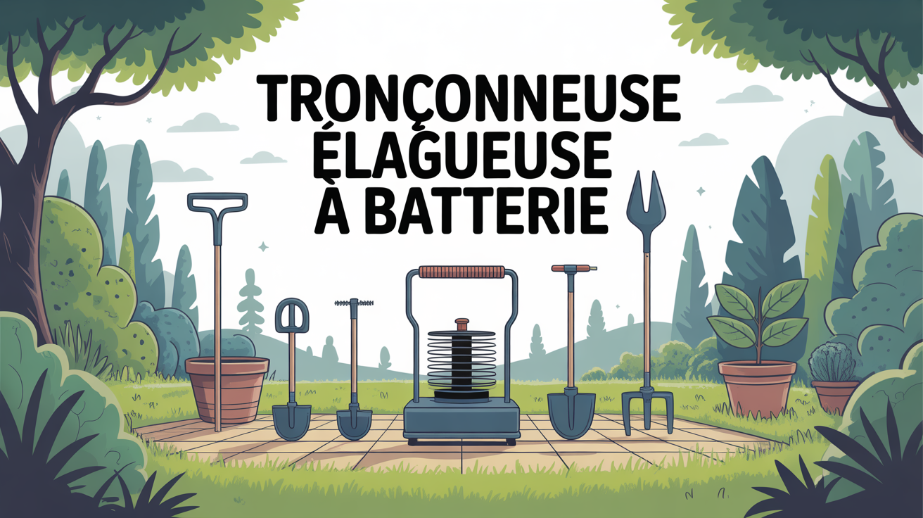 Tronçonneuse élagueuse batterie : le choix malin pour l’élagage moderne