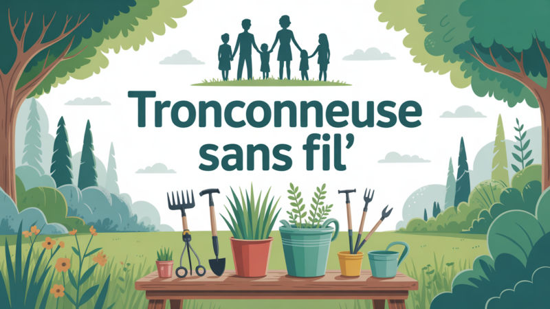Tronçonneuse sans fil : guide ultime pour choisir le modèle adapté à chaque besoin