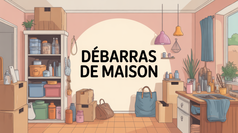 Vider une maison efficacement : guide pratique pour réussir son débarras